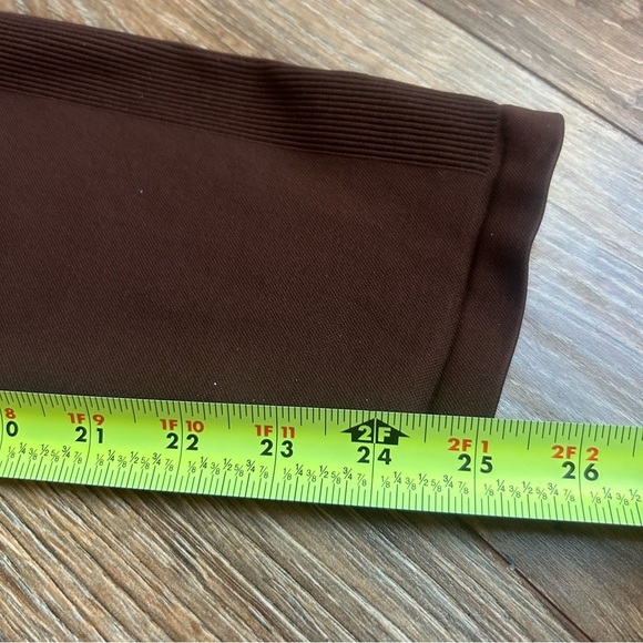 Victoria Secret PINK‐High Waist Full Length Brown Tight/Leggings Sz L - Picture 7 of 8